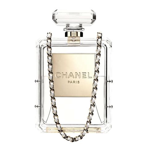 chanel no 5 bottle clutch|Chanel 5 bottle clutch.